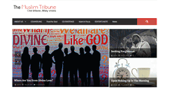 Desktop Screenshot of muslimtribune.org