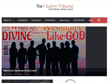 Tablet Screenshot of muslimtribune.org
